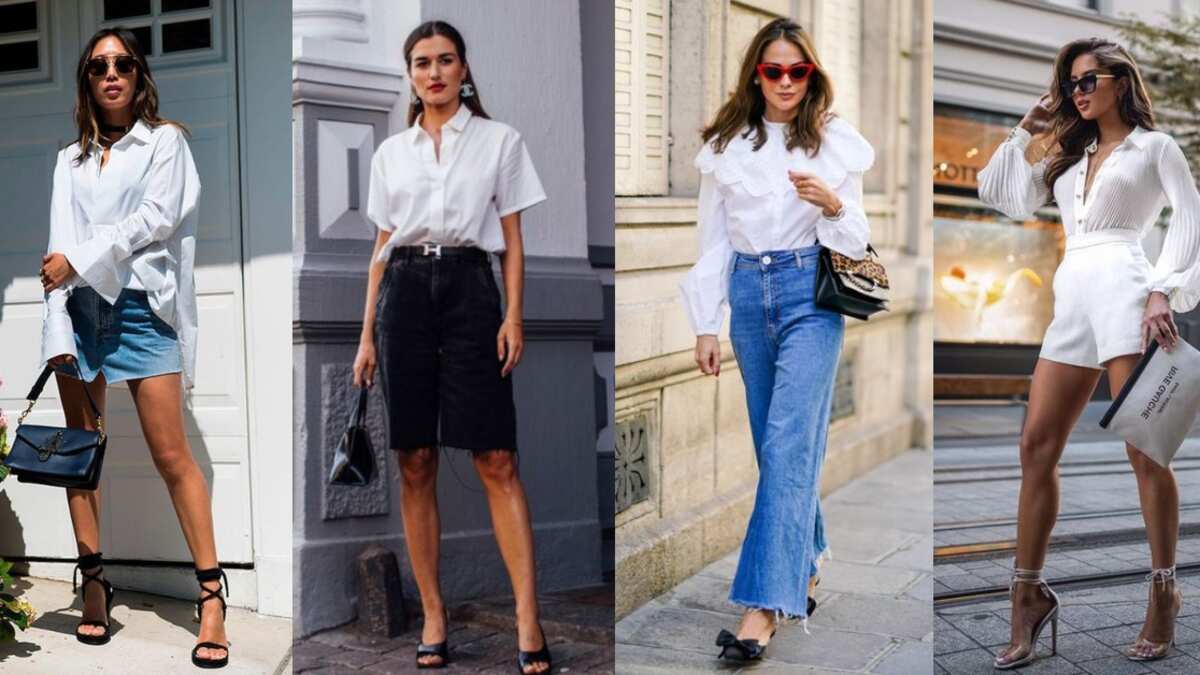 Las camisas blancas son parte de las opciones más versátiles en la moda.