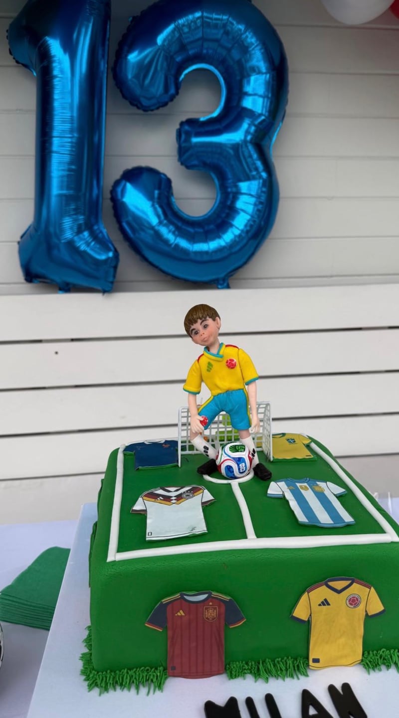 Así fue como Shakira celebró el cumpleaños de Milan