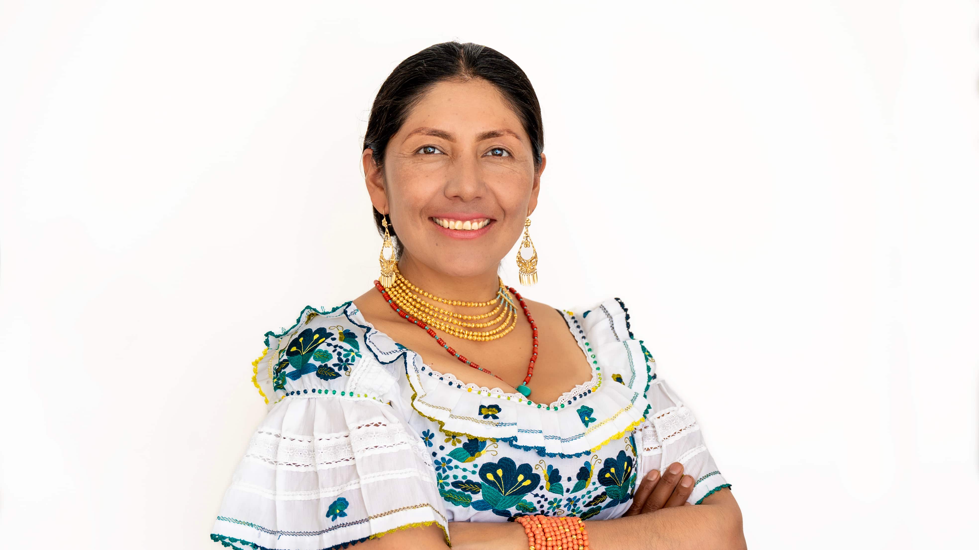 Pacha Terán, candidata a vicepresidenta de Ecuador