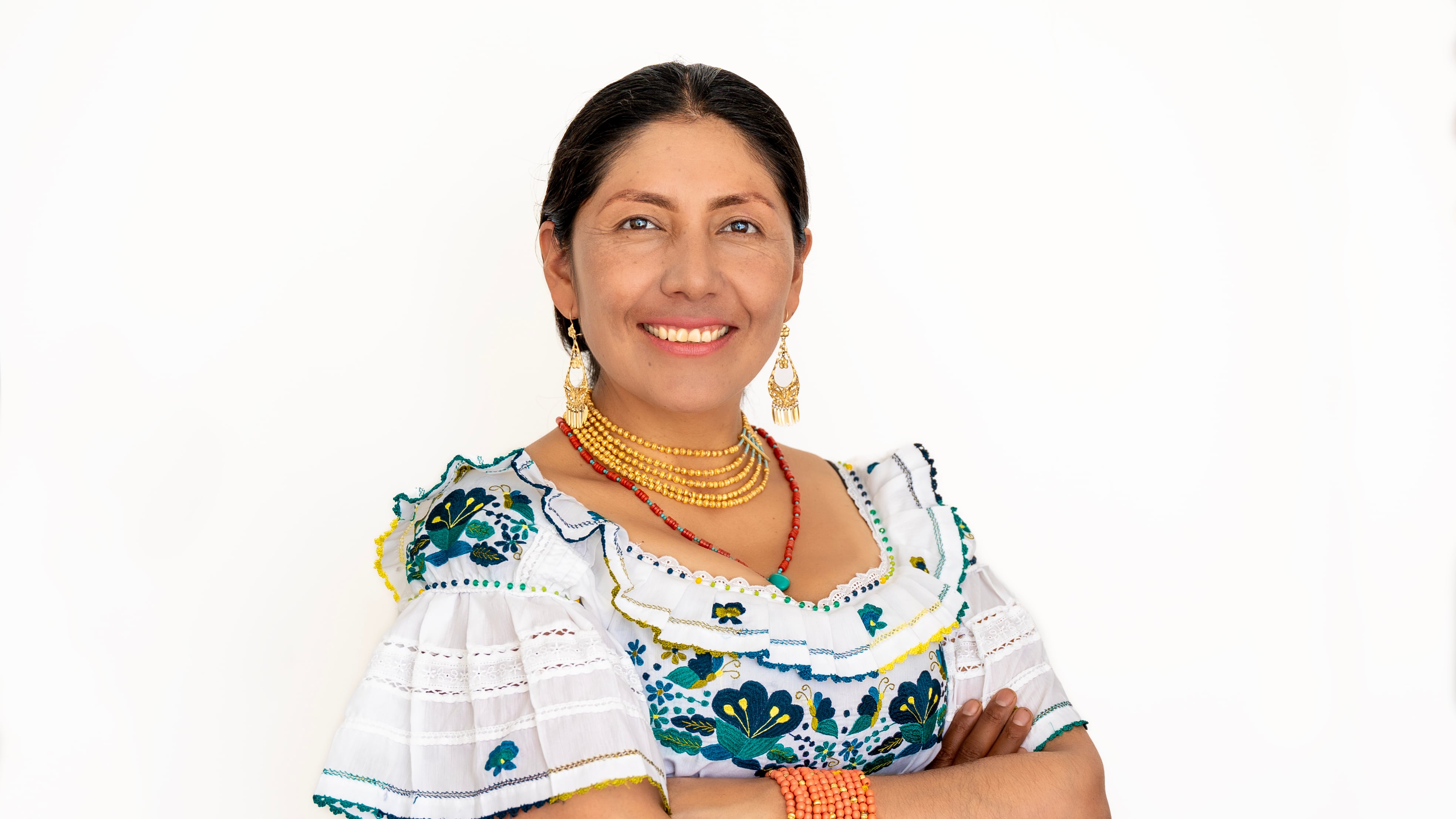 Pacha Terán, candidata a vicepresidenta de Ecuador