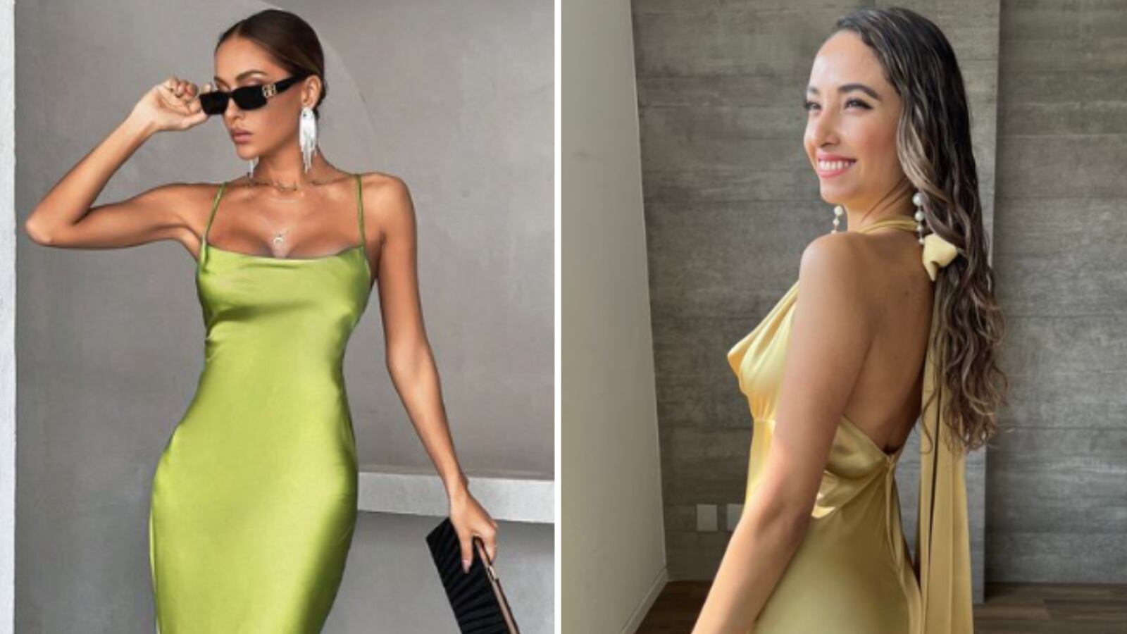 Cómo lucir un vestido satinado