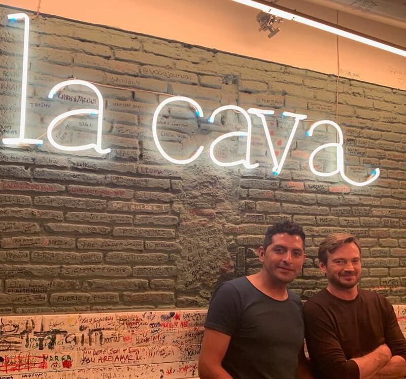 Guillermo Pfening junto a su presunta pareja, Rafael