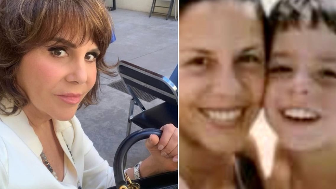 Rebecca Jones y su hijo