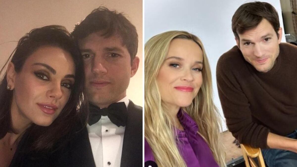 El regaño de Mila Kunis a Ashton Kutcher y Reese Witherspoon por su incomodidad en fotos