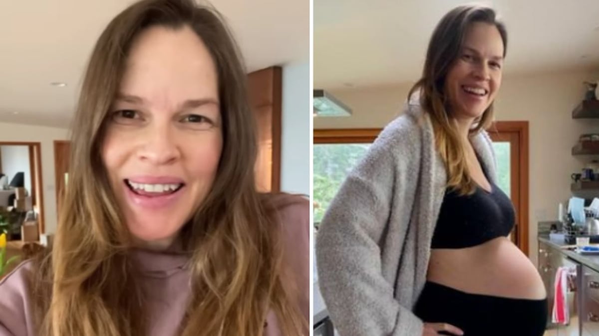 Hilary Swank embarazo