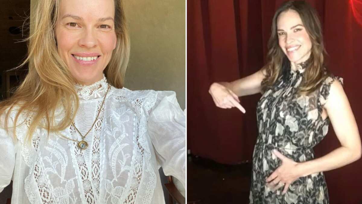 Hilary Swank se embarazó a sus 48 años.