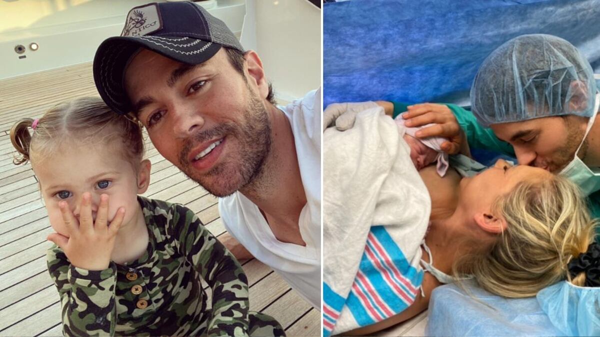 La tercera hija de Enrique Iglesias y Anna Kournikova nació poco antes de la pandemia de coronavirus