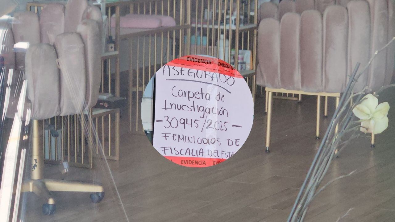 Multimedios dio a conocer cómo quedó la estética donde asesinaron a Valeria Márquez.