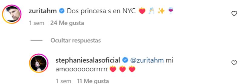 Stephanie Salas y Humberto Zurita estuvieron juntos pese a la distancia