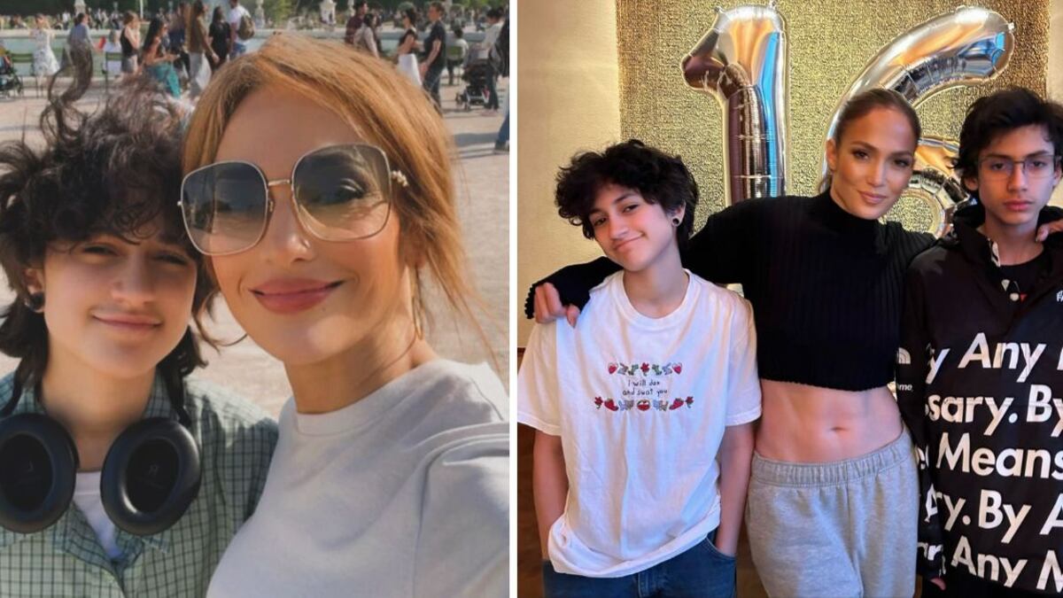 Jennifer Lopez divide su tiempo entre sus proyectos laborales y la crianza de sus hijos