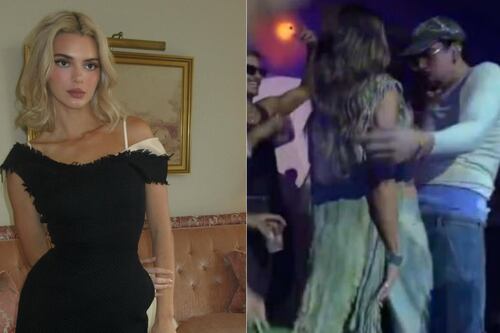 ¿Hubo indirecta? Esto hizo Kendall Jenner mientras Belinda “bailaba sensualmente” con Bad Bunny