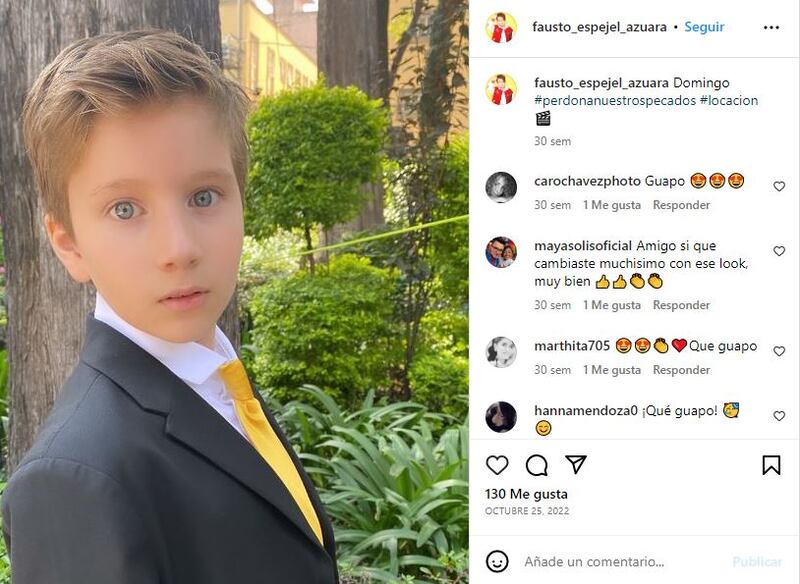 Fausto Emiliano ha demostrado tener un gran talento en 'Perdona nuestros pecados' |