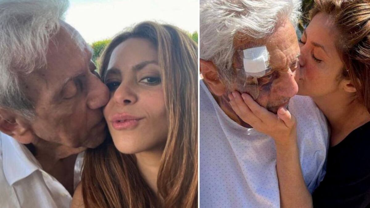 Shakira tiene la relación más amorosa con su padre, pero él ya no la reconoce