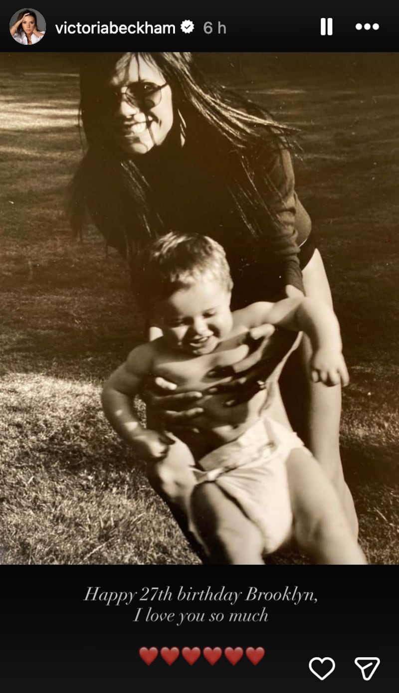 David y Victoria Beckham felicitan a Brooklyn Beckham por su cumpleaños