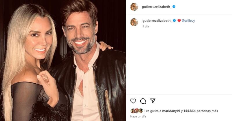 “Los ardidos que mueran de envidia”: las 5 fotos de Elizabeth Gutiérrez y William Levy que demuestran que el amor vence barreras