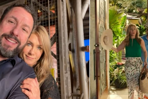 Adam Sandler reaparece con su esposa y ella sorprende por su parecido con Jennifer Aniston