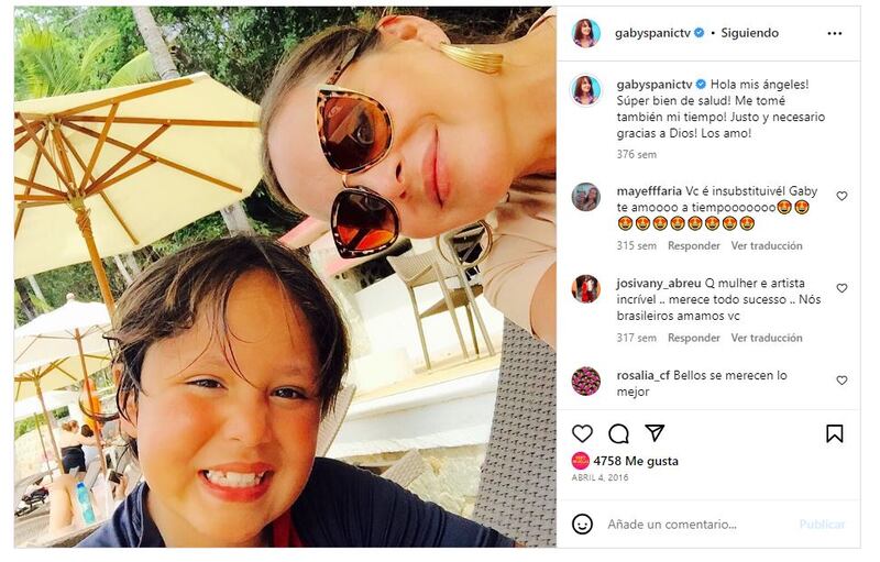 Hijo de Gaby Spanic
