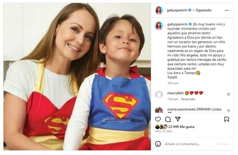 Hijo de Gaby Spanic