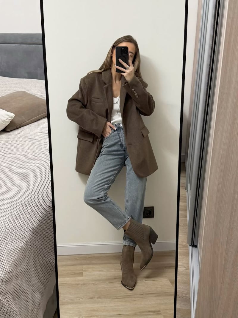 Cigarette jeans y botines