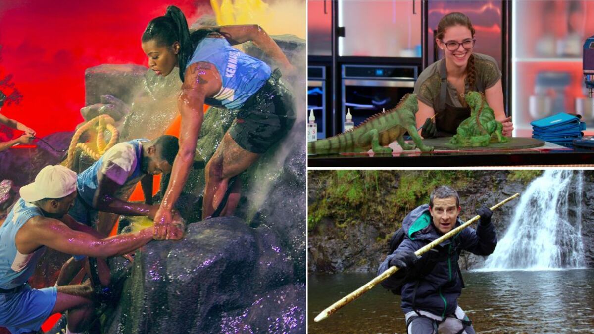 Fotogramas de El piso es lava, ¿Es pastel? y You vs. Wild