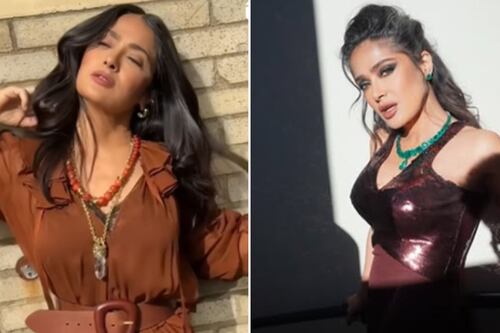 El gesto de este actor con Salma Hayek en alfombra roja que critican y aseguran que la incomodó