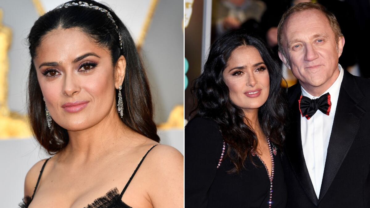Salma Hayek nos regaló un look de novia contemporánea durante la tercera entrega de la Academy Museum Gala.