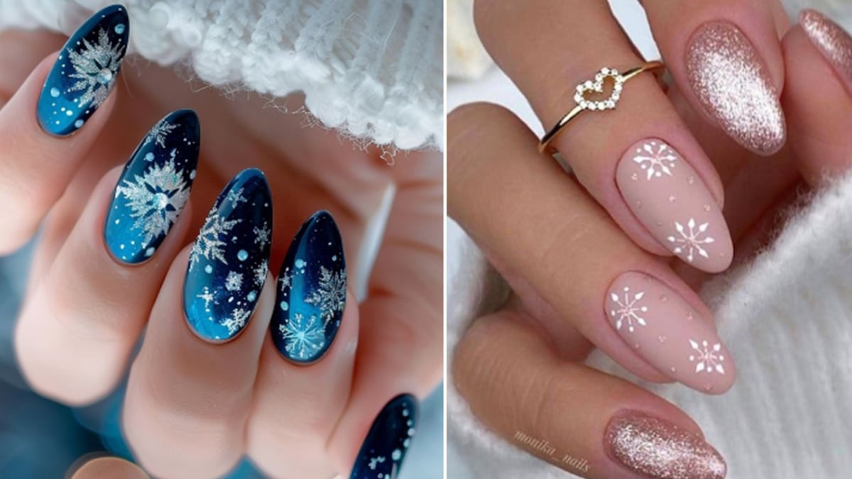 Uñas navidad