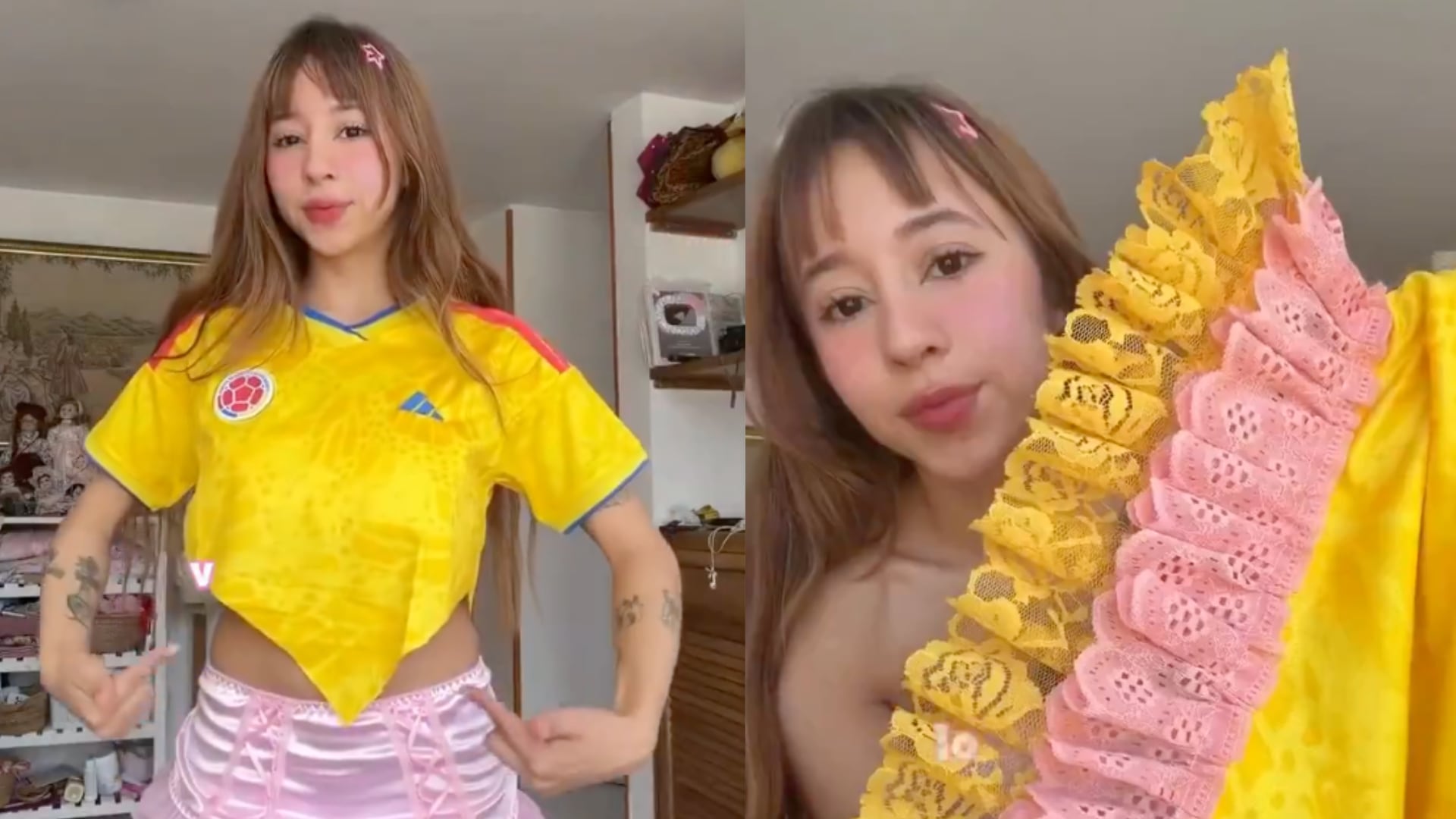 Camiseta de la selección Colombia fue modificada al estilo rococó