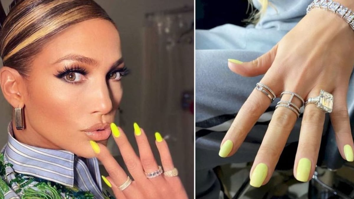 Uñas neón tendencia