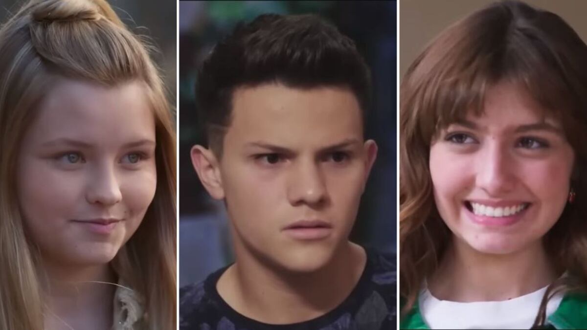 Isabella Tena, Emiliano González y Abril Michel en 'El amor invencible'