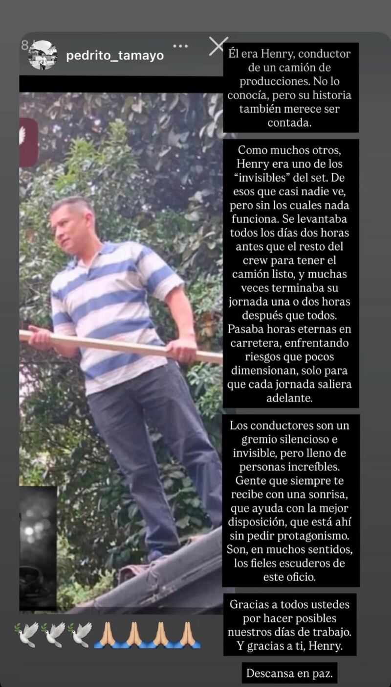 Carmen Villalobos rindió un sentido tributo a Henry Benavidez