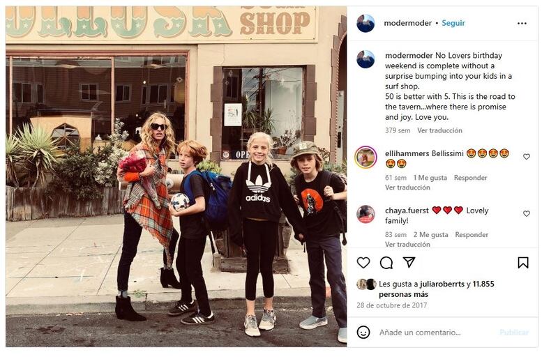 Julia Roberts formó una bella familia junto a su esposo, Danny Moder