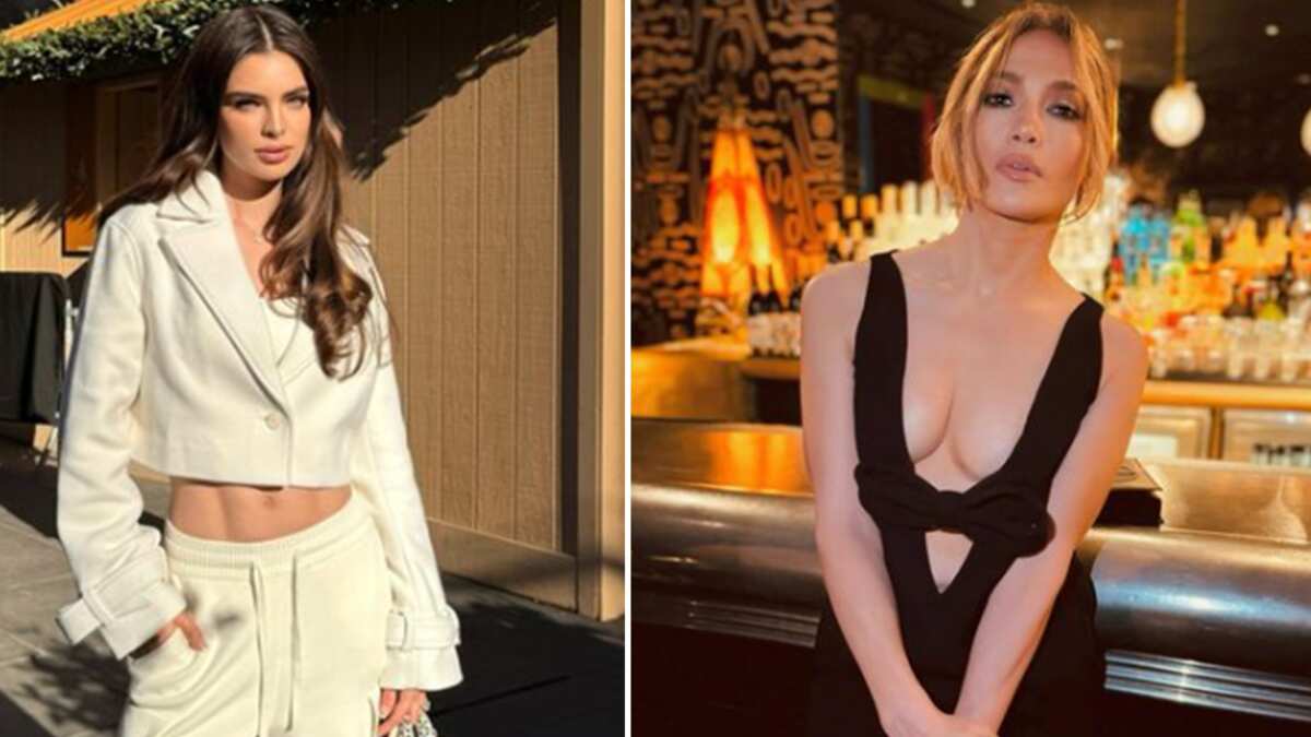 Jennifer López y Nadia Ferreira looks