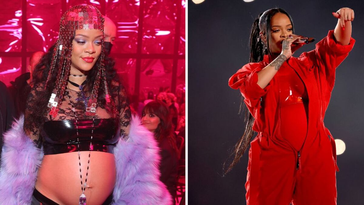 Rihanna embarazo looks