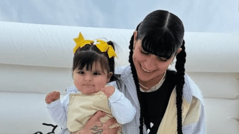 Cazzu y su hija Inti Foto Instagram