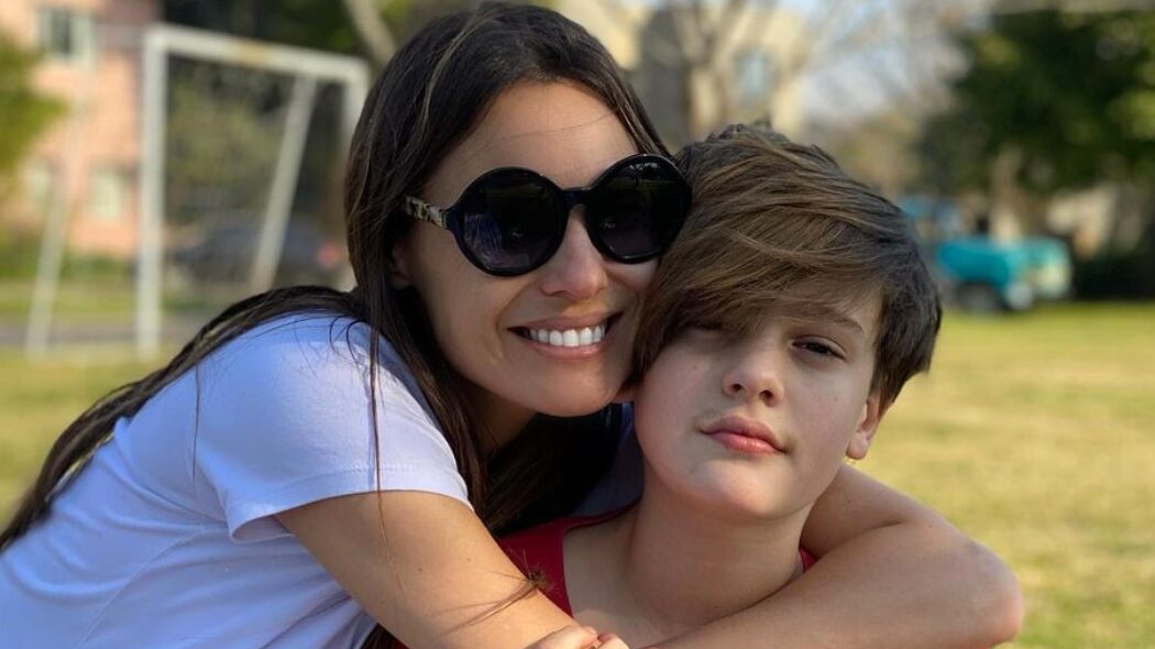 Pampita y su hijo Bautista