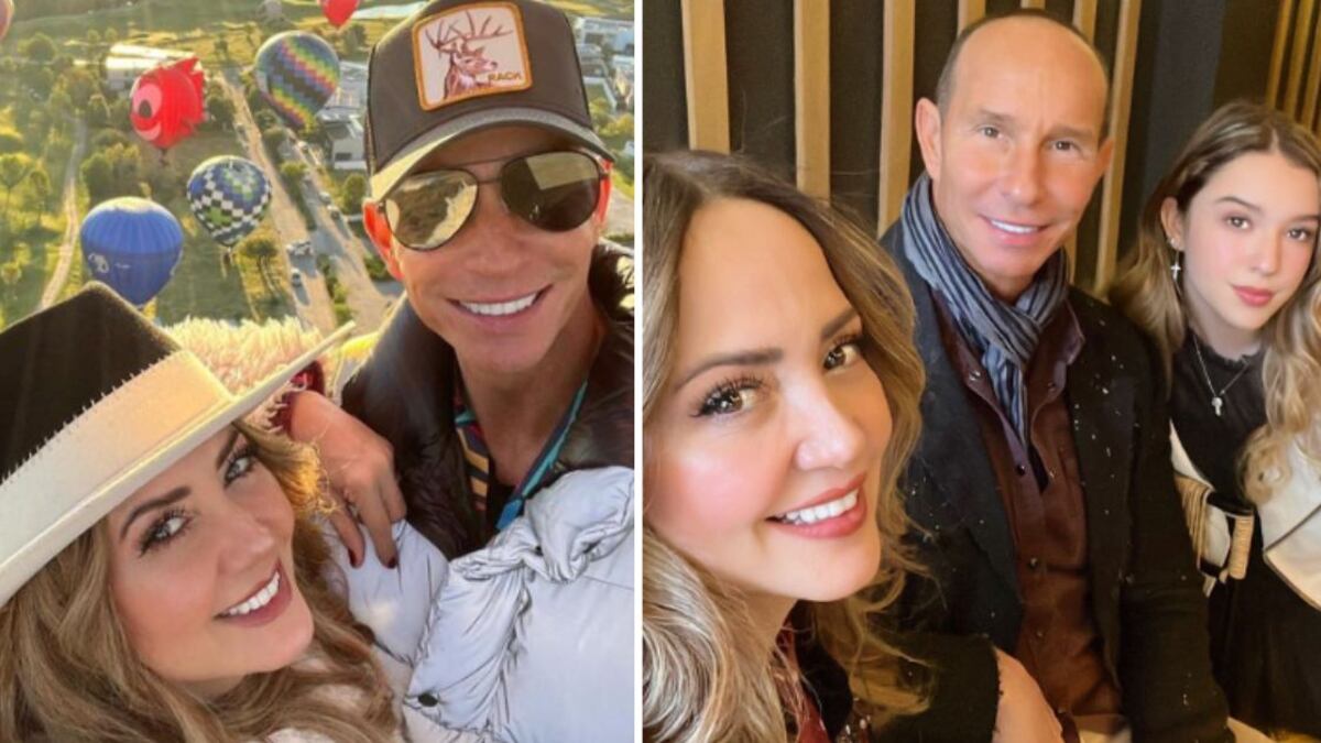 Andrea Legarreta y Erik Rubín viaje