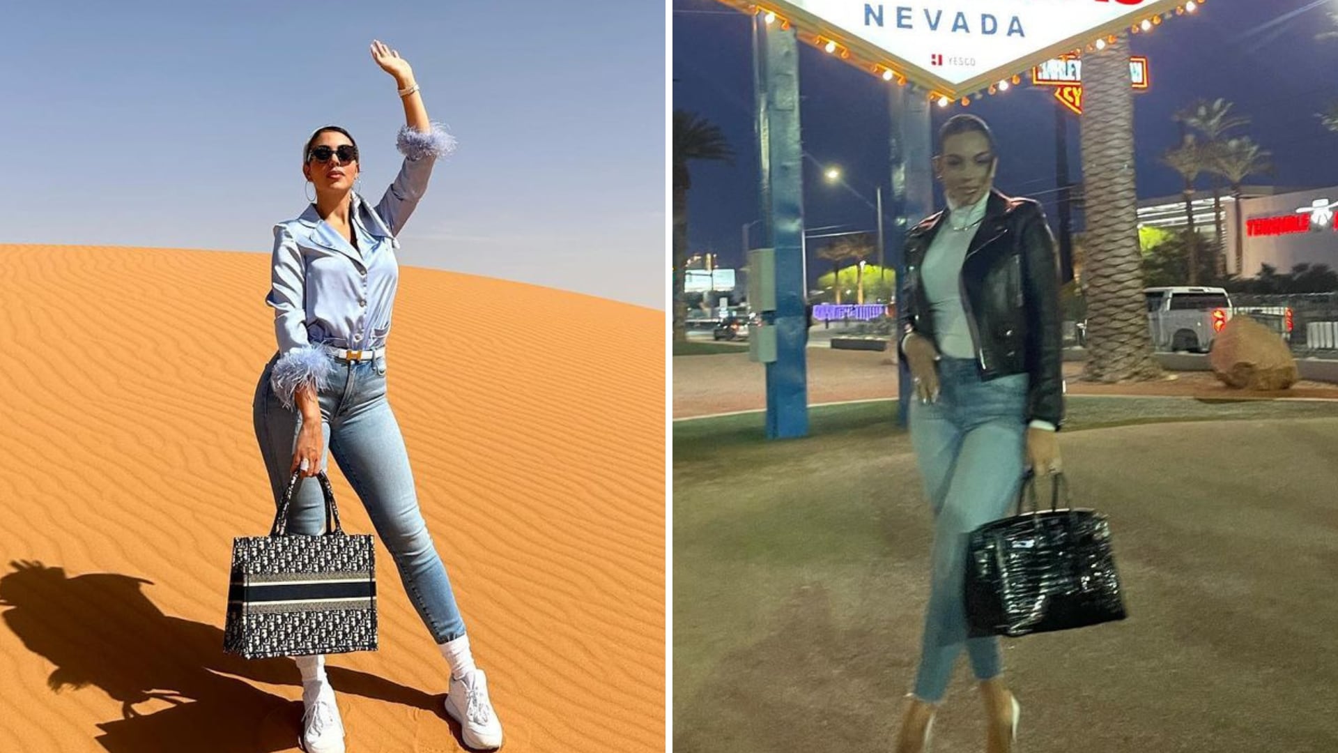 Georgina Rodríguez afirma tener 150 carteras. Tiene de las marcas Hermes, Prada, Gucci, Chanel, Balenciaga y más.