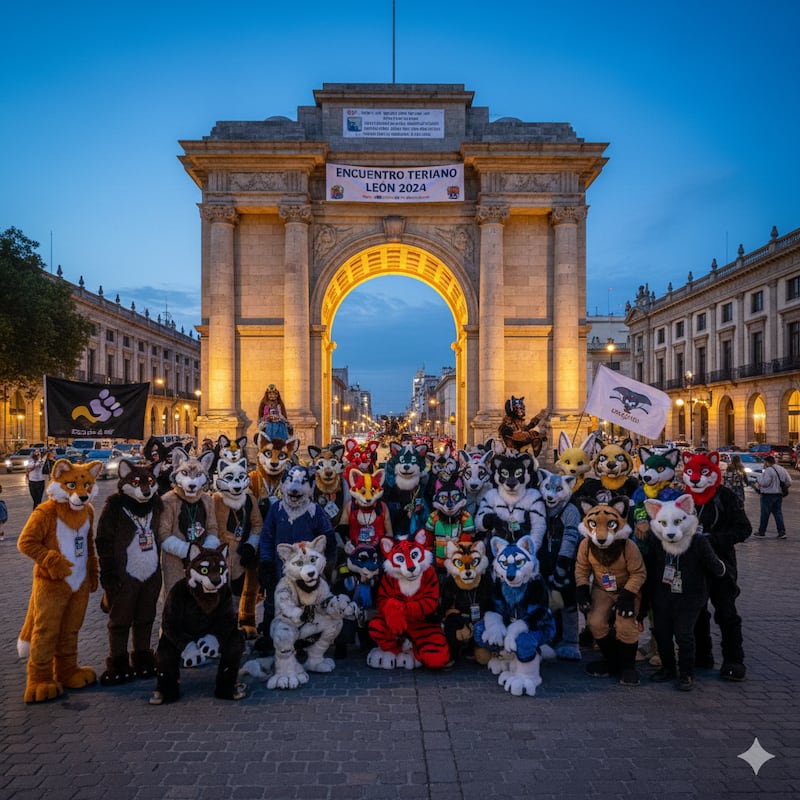 Jóvenes convocan a reunión therian este 21 de febrero en los Arcos de la Calzada de León