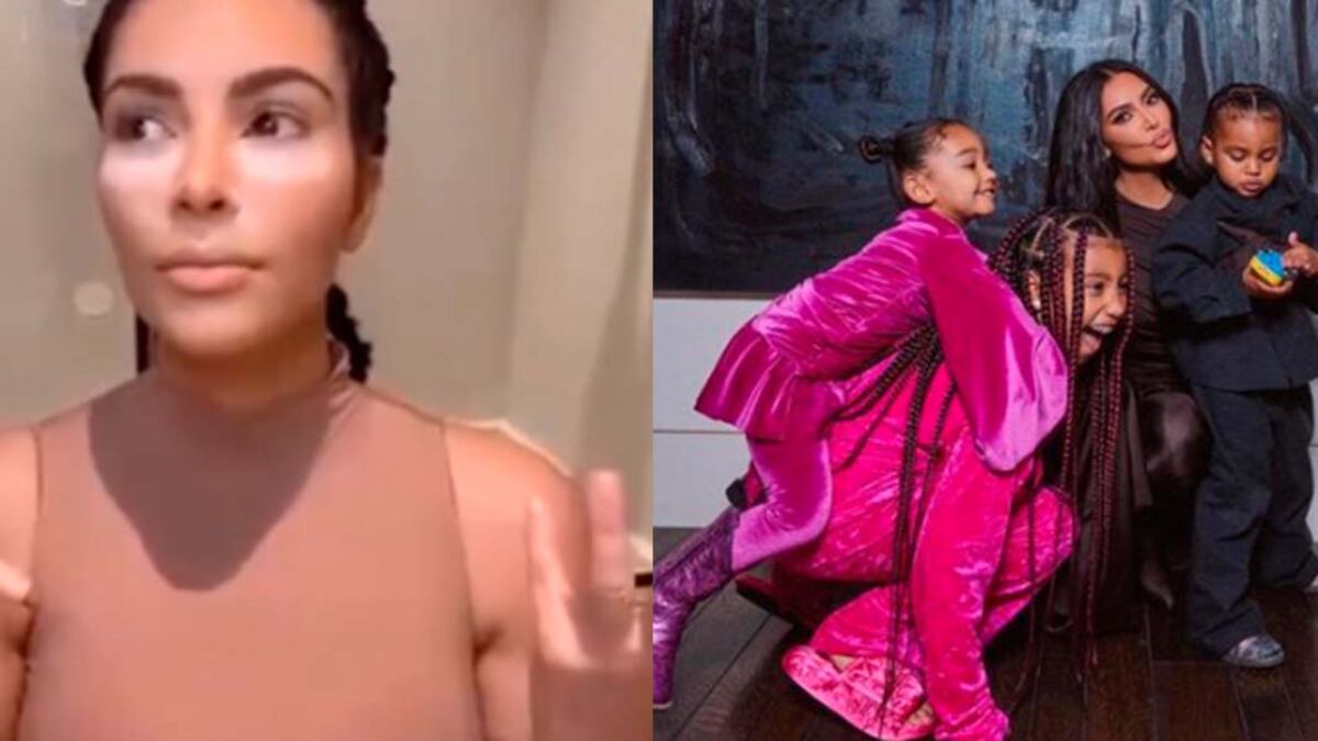 Kim Kardashian muestra el caos de la maternidad