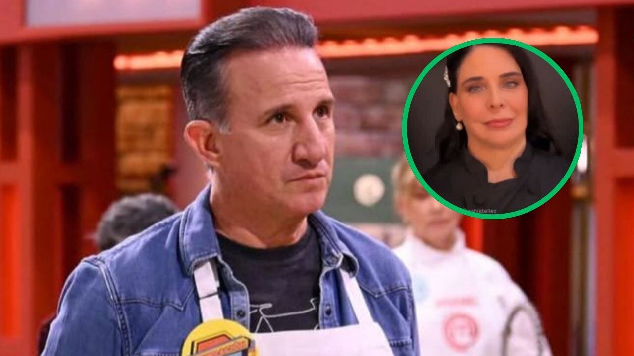 Plutarco Haza y la chef Zahie