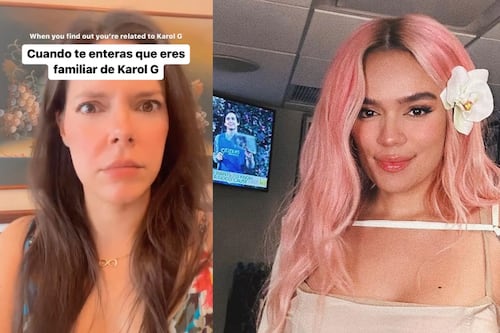 Tremenda sorpresota: ‘sin querer queriendo’ se dio cuenta que es prima de Karol G y ahora la busca