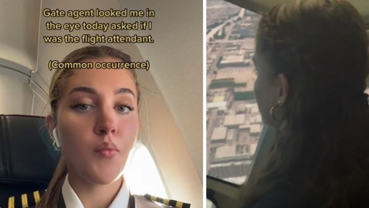 La piloto de avión comerciales, Sabrina Johnson se hizo viral en internet