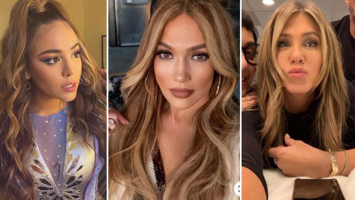 Tintes color caramelo