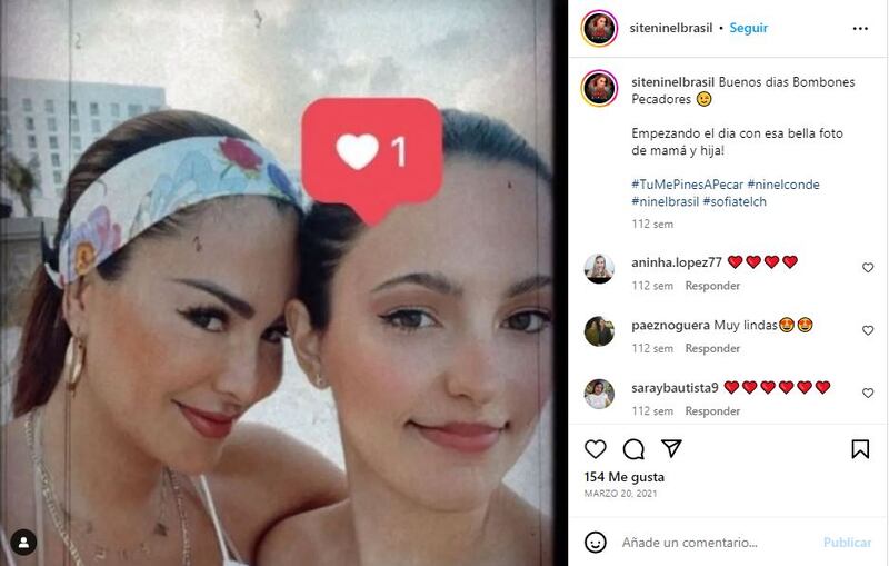 Ninel Conde y su hija