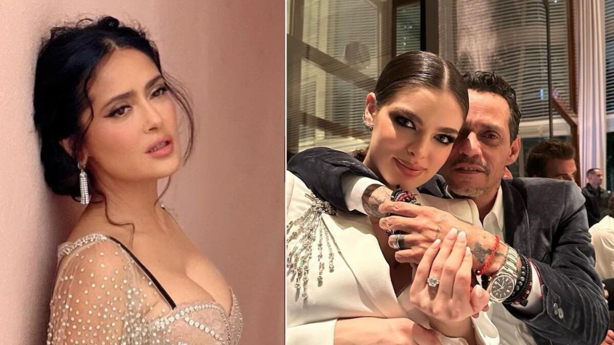 Salma Hayek / Marc Anthony y Nadia Ferreira