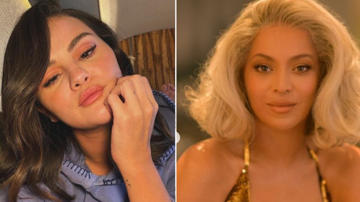Beyoncé y Selena Gómez looks