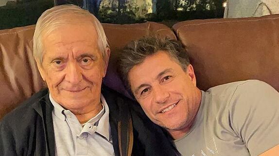Fernando Solabarrieta y su padre