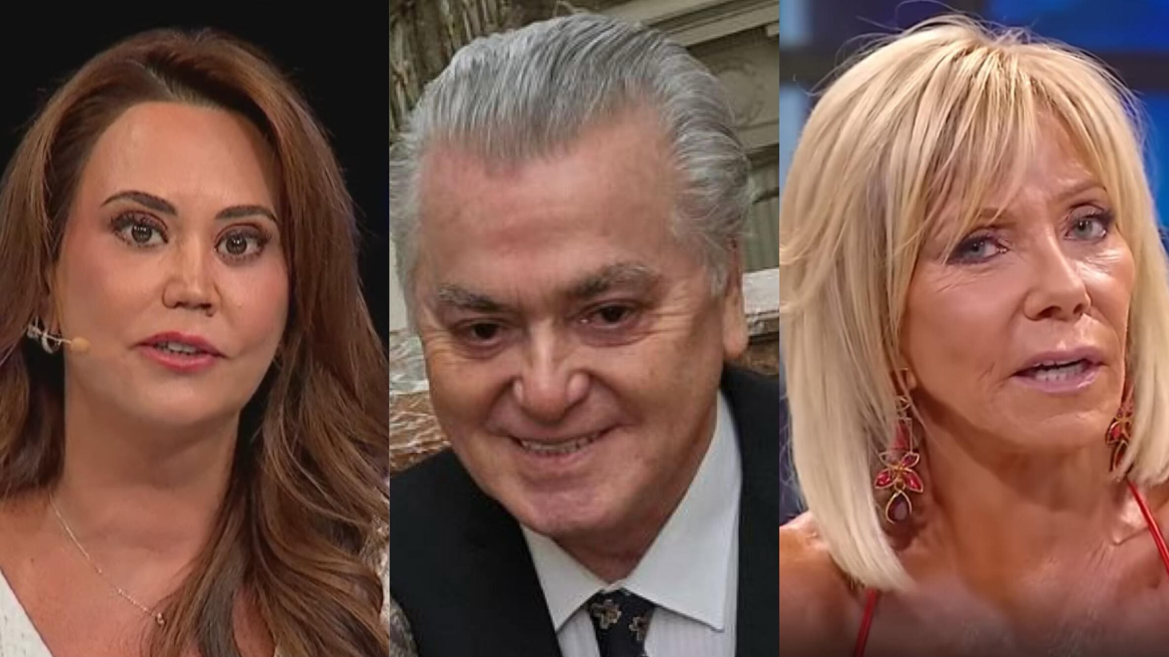 Daniella Campos, Hernán Calderón y Raquel Argandoña