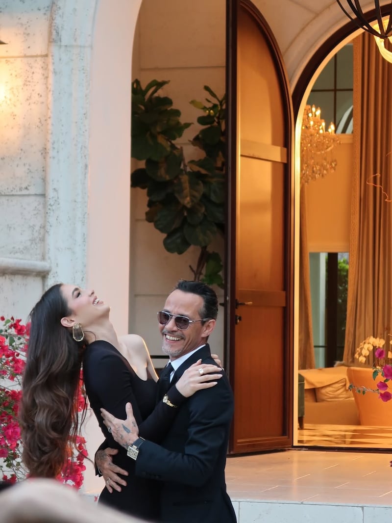 Nadia Ferreira y Marc Anthony
